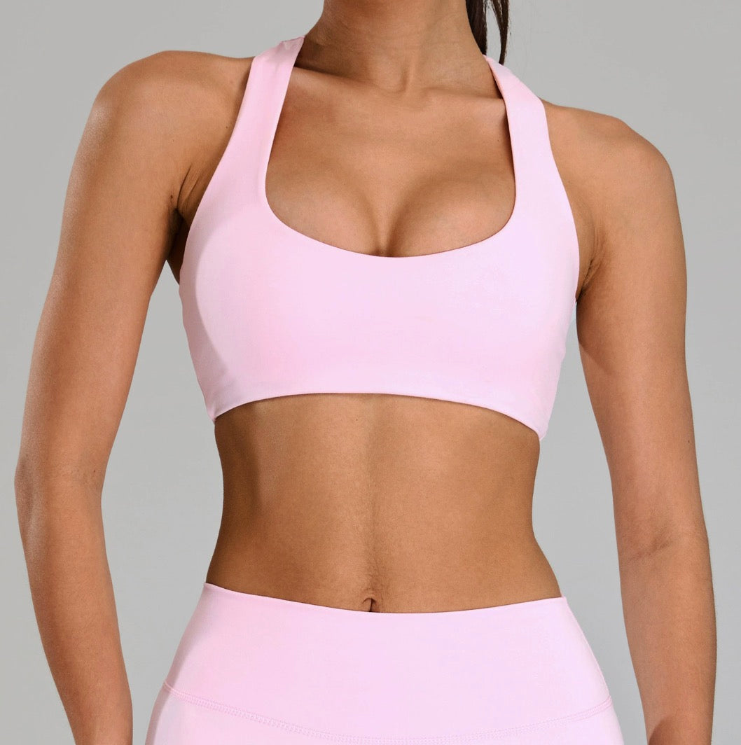 Women's Strappy Yoga Sports Bra