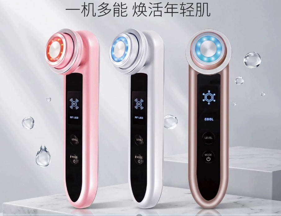 Care Products RF EMS Light Emitting Diode Facial Massage Electric Microcurrent Facial Lifter