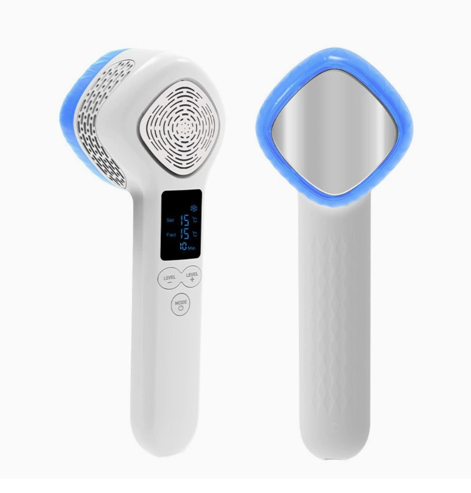 Degree Ice Hammer Face Massager Ice Massage Beauty Instrument 6 Colors Pon Light for Skin Rejuvenation