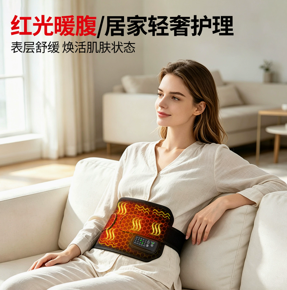 Infrared Heating Pads for Shoulder, Waist Muscle Pain Relief - Led 660nm & 850nm