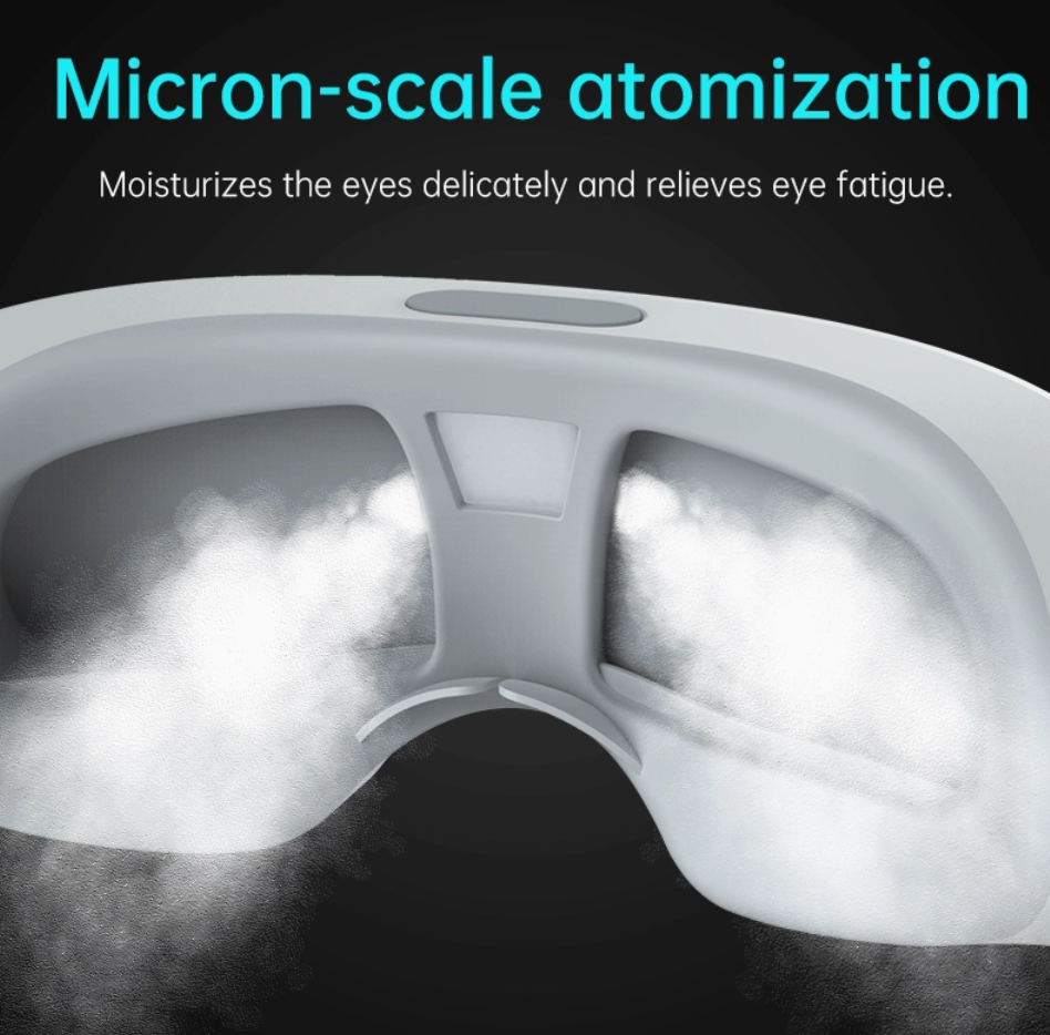 Eye Steamer for Dry Eye,Portable Warm Compress for Eyelid with 2 Levels Adjustable Steam，with Heated and Warm，Relieves Dry Eyes, Stye, and Puffiness, Dark Circles