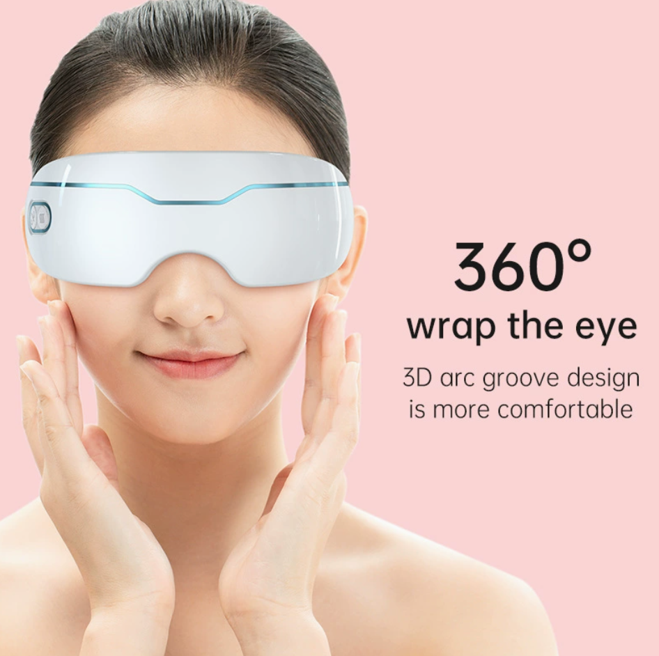 Eye Steamer for Dry Eye,Portable Warm Compress for Eyelid with 2 Levels Adjustable Steam，with Heated and Warm，Relieves Dry Eyes, Stye, and Puffiness, Dark Circles
