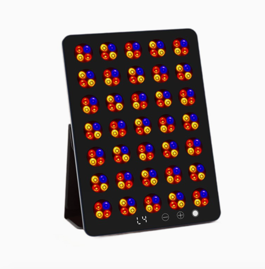 Red Light Photon Panel for Face and Body with 140 LED Beads Redlight Device for Improve Sleep Skin 8 Optical Modes Rechargeable