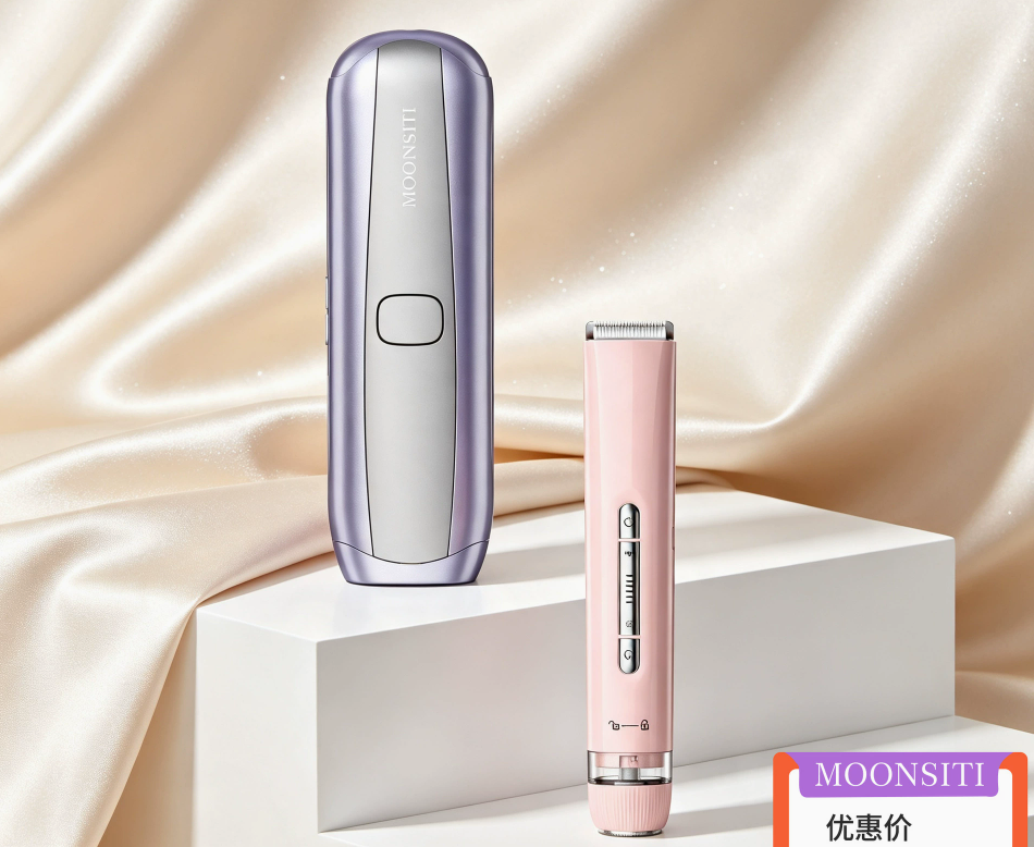 Dual Lamp Ice Cooling Painless Epilator Whole Body Bikini Facial Hard Hair Remover Home Portable Beauty Instrument