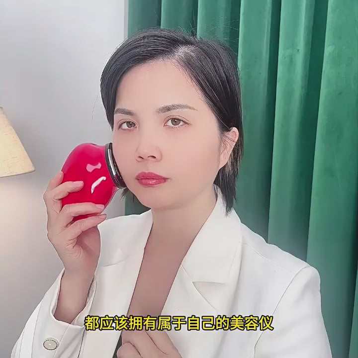 New Home Use Face & Neck Lifting Massager RF EMS Skin Care Device With LED Light Therapy For Anti-Aging Wrinkle Removal