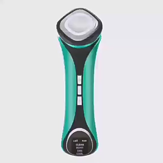 Hot & Cold Face Device Light Therapy Vibration Massage EMS Micro-current Beauty Instrument Lifting Tightening Ions Import Instrument